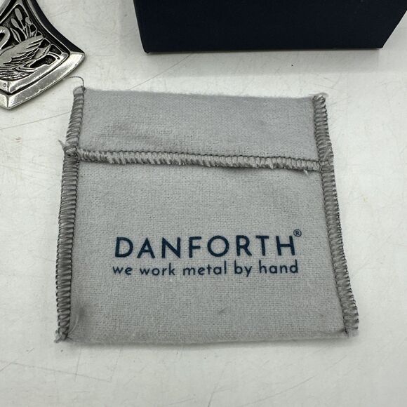 Danforth Pewter Seven Swans A Swimming Ornament Swan 12 Days Of Christmas - Picture 4 of 16